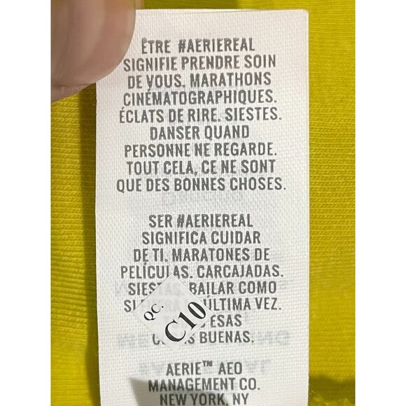 Aerie Yellow Lace Bralette With Adjustable Straps Size S - Picture 7 of 8